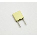 10 pezzi - Condensatore Poliestere 100nF (0,1uF) 100V 5% 2,5X6,5X7,2mm Passo 5mm