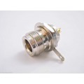 Connettore N Femmina da pannello a saldare dorato 16mm
