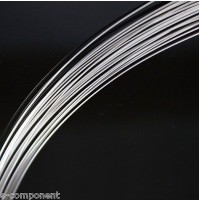 Filo di Rame Argentato per elettronica 0,80mm (1 Metro)