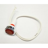 SPIA LUMINOSA / SEGNALATORE LUMINOSO 24V - COLORE ROSSO S.2233.R.24