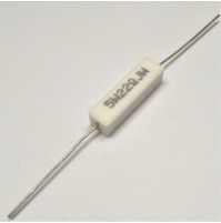 RESISTENZA A FILO 22 OHM 22R 5W 5% 7X7X25mm. RESISTENZA A FILO 22 OHM 22R 5W 5% 7X7X25mm.