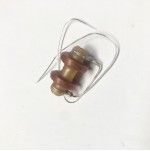 Impedenza RF a nido d'ape su vetronite tipo assiale 470uH (0,47mH) mod. ARH047